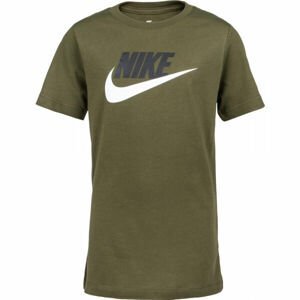 Nike NSW TEE FUTURA ICON TD B Chlapčenské tričko, khaki, veľkosť S