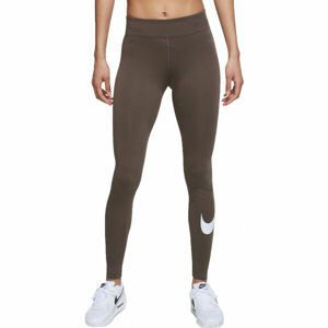 Nike SPORTSWEAR ESSENTIAL Dámske legíny, kaki, veľkosť L