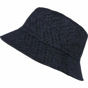 Calvin Klein ZIG ZAG MONOGRAM REV BUCKET HAT Klobúk, čierna, veľkosť UNI