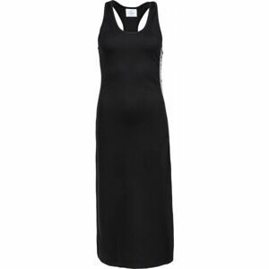 Calvin Klein LONG DRESS Dámske šaty, čierna, veľkosť S