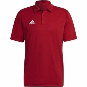 adidas ENT22 POLO Pánske polo tričko, červená, veľkosť M