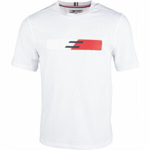 Tommy Hilfiger GRAPHIC TEE Pánske tričko, biela, veľkosť L