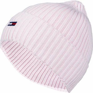 Tommy Hilfiger TJW ESS FLAG BEANIE Dámska zimná čiapka, ružová, veľkosť UNI