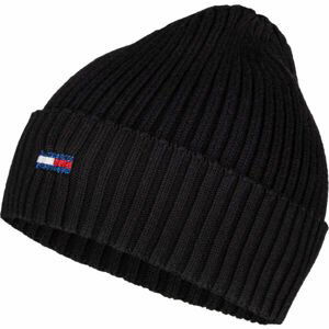 Tommy Hilfiger TJW ESS FLAG BEANIE čierna UNI - Dámska zimná čiapka