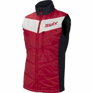 Swix SURMOUNT PRIMALOFT Pánska vesta, červená, veľkosť L