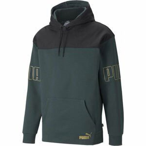 Puma WINTERIZED HOODIE zelená 2XL - Pánska športová mikina