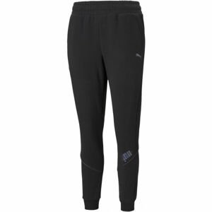 Puma CYBER SWEATPANTS Dámske tepláky, čierna, veľkosť