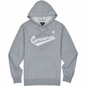 Converse FLEECE SCRIPTED LOGO PULLOVER HOODIE  XL - Pánska mikina