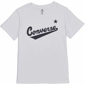 Converse SCRIPTED WORDMARK TEE Dámske tričko, biela, veľkosť