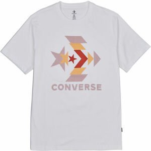 Converse ZOOMED IN GRAPPHIC TEE Pánske tričko, biela, veľkosť L