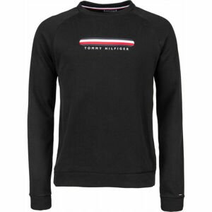 Tommy Hilfiger TRACK TOP Pánske tričko s dlhým rukávom, čierna, veľkosť S