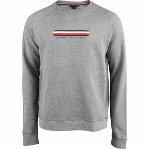 Tommy Hilfiger TRACK TOP Pánske tričko s dlhým rukávom, sivá, veľkosť L