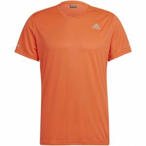 adidas RUN IT TEE Pánske bežecké tričko, červená,strieborná, veľkosť