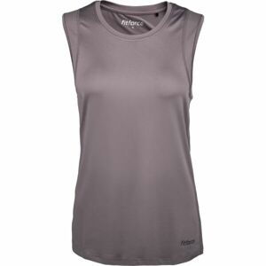 Fitforce ARTESINA Dámsky  fitness top, sivá, veľkosť XS