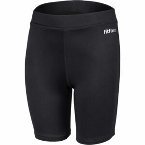 Fitforce SALLA čierna 128-134 - Dievčenské fitness šortky