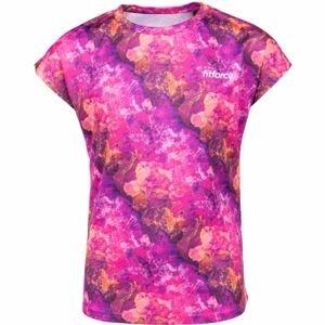 Fitforce MALIKA ružová 116-122 - Dievčenské fitness tričko
