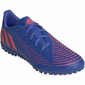 adidas PREDATOR EDGE.4 TF Pánske turfy, modrá,červená, veľkosť 40 2/3