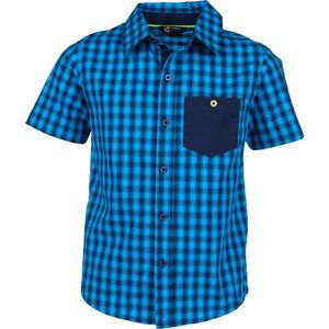 Lewro MELVIN Chlapčenská košeľa, tmavo modrá, veľkosť 152-158