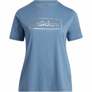 adidas FL BX G T IN Dámske športové tričko plus size, modrá, veľkosť 1x
