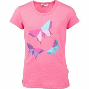 Lewro OANEZ Dievčenské tričko, ružová, veľkosť