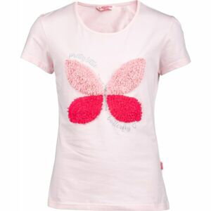 Lewro VESLIN Dievčenské tričko, ružová, veľkosť 140-146