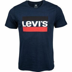 Levi's SPORTSWEAR LOGO GRAPHIC Pánske tričko, tmavo modrá, veľkosť L