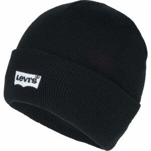Levi's BATWING EMBROIDERED SLOUCHY BEANIE Zimná čiapka, čierna, veľkosť os