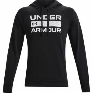 Under Armour RIVAL FLC SIGNATURE HD Pánska mikina, čierna, veľkosť L