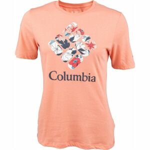 Columbia BLUEBIRD DAY RELAXED CREW NECK Dámske tričko, lososová, veľkosť M