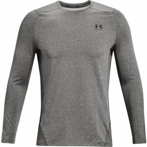 Under Armour CG ARMOUR FITTED CREW Pánske tričko, sivá, veľkosť XXL