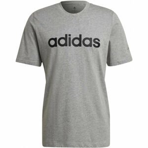 adidas LIN SJ T Pánske tričko, sivá, veľkosť