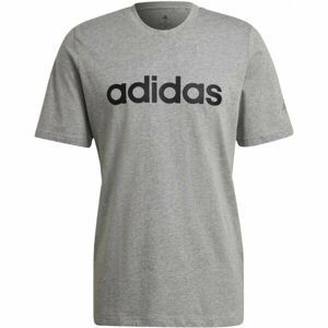 adidas LIN SJ T Pánske tričko, sivá, veľkosť L