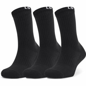 Under Armour CORE CREW 3PK Pánske ponožky, čierna, veľkosť 40-42