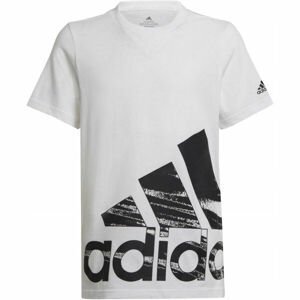 adidas LOGO T Chlapčenské tričko, biela, veľkosť 128