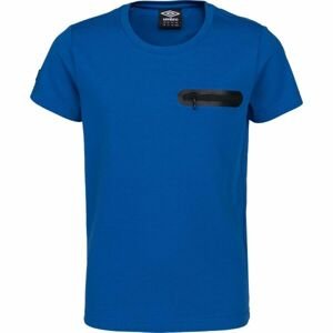 Umbro HARI Chlapčenské polo tričko s krátkym rukávom, tmavo modrá, veľkosť 116-122