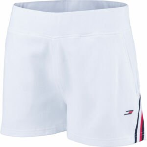 Tommy Hilfiger DOUBLE PIQUE REGULAR SHORT Dámske športové šortky, biela, veľkosť M