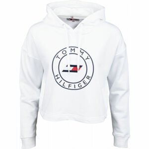 Tommy Hilfiger RELAXED ROUND GRAPHIC HOODIE LS  XS - Dámska mikina