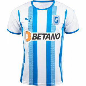 Puma UNIVERSITATEA CRAIOVA HOME SHIRT Pánsky dres, biela, veľkosť L