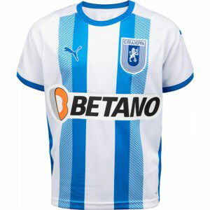 Puma UNIVERSITATEA CRAIOVA HOME SHIRT JR Chlapčenský dres, biela, veľkosť 128