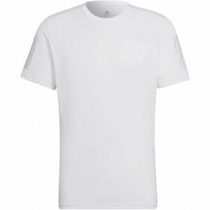 adidas OWN THE RUN TEE Pánske bežecké tričko, biela, veľkosť M