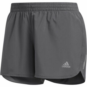 adidas RUN SHORT SMU Dámske bežecké šortky, sivá, veľkosť XS