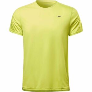 Reebok WOR SS TECH TEE Pánske športové tričko, reflexný neón, veľkosť M