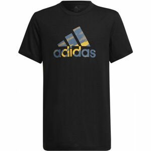 adidas PRIME TEE Chlapčenské tričko, čierna, veľkosť 128