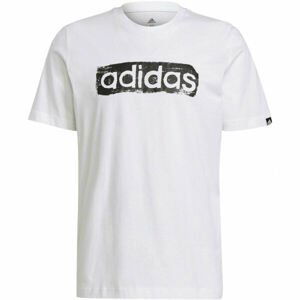 adidas BRSHSTRK V4 TEE Pánske tričko, biela, veľkosť S