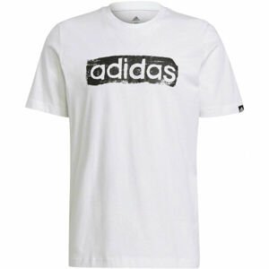 adidas BRSHSTRK V4 TEE Pánske tričko, biela, veľkosť XL