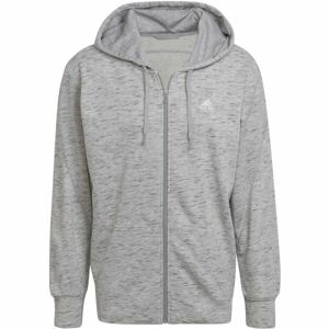 adidas MEL FZ HOODY Pánska mikina, sivá, veľkosť XXL