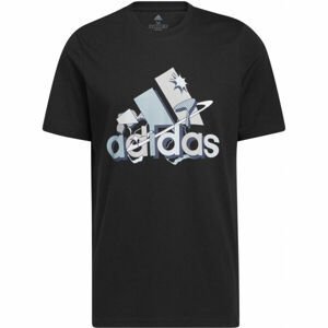 adidas FLUID BOS G TEE Pánske tričko, čierna, veľkosť L
