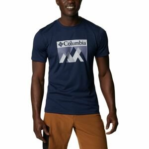 Columbia ZERO RULES SHORT Pánske tričko, tmavo modrá, veľkosť L
