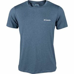 Columbia TECH TRAIL GRAPHIC TEE Pánske tričko, modrá, veľkosť M