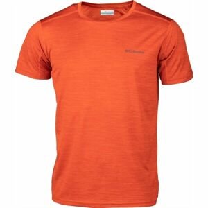 Columbia ALPINE CHILL™ ZERO SHORT SLEEVE CREW Pánske funkčné tričko, červená, veľkosť L